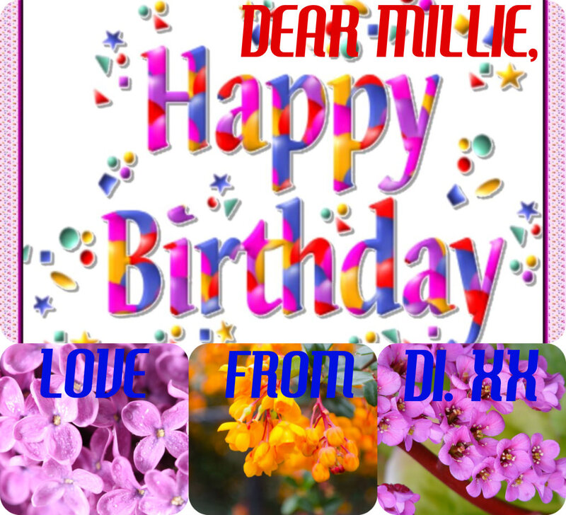 Birthday Card with Flowers