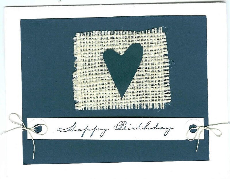 birthday card with heart