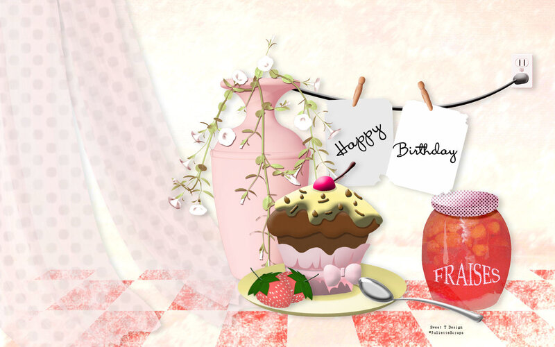 Birthday Cupcake and Jam