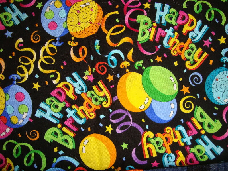 Birthday Fabric Pattern