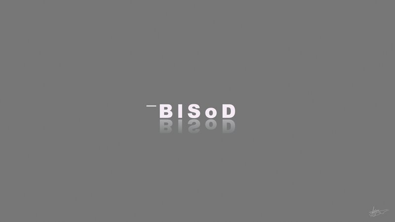 BISoD logo on gray background