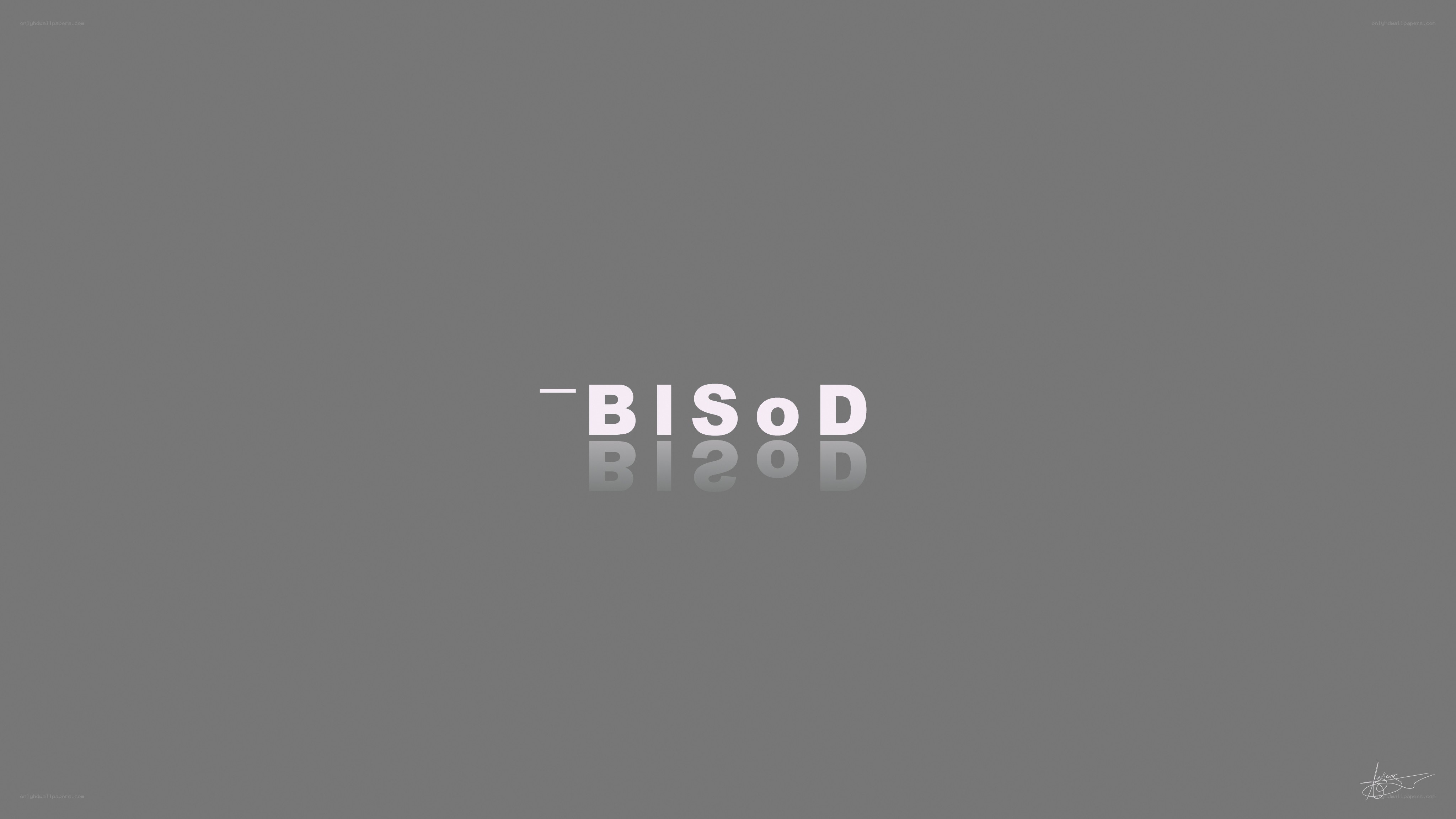 BISoD logo on gray background