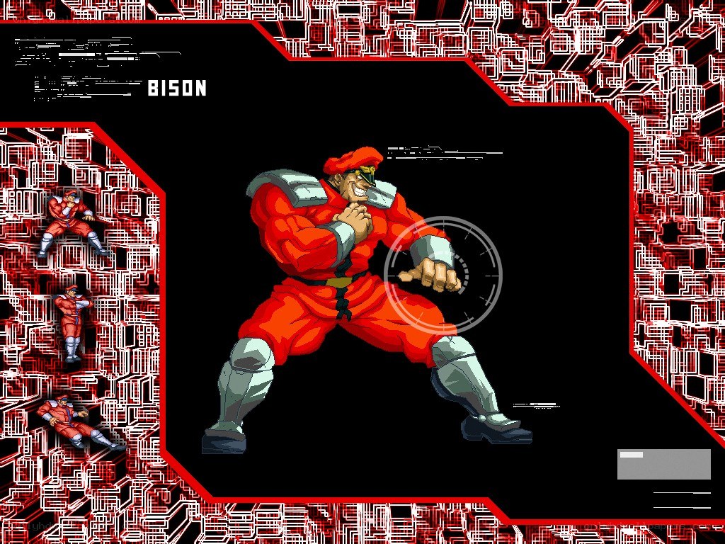 Bison character selection screen