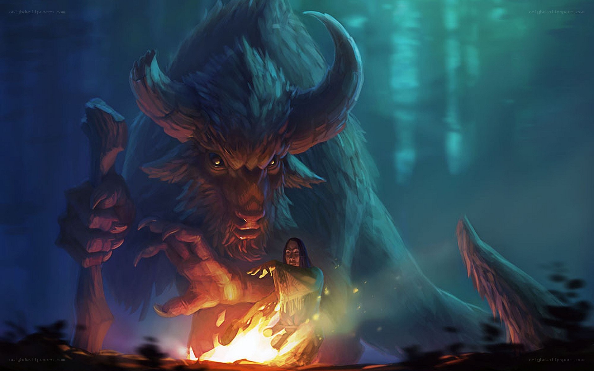 Bison spirit guardian