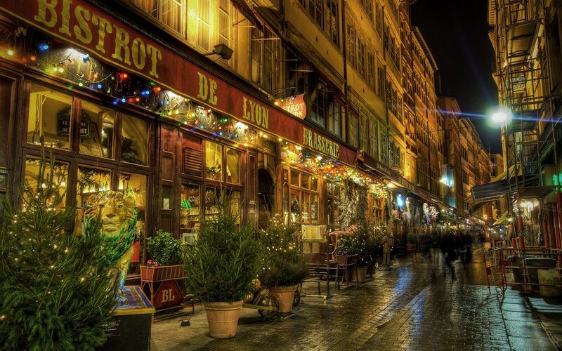 Bistro on a City Street