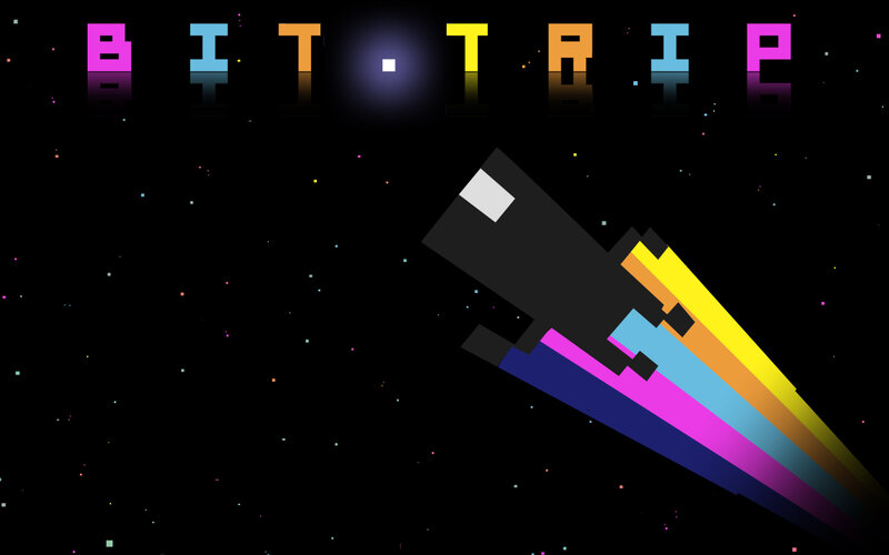 Bit Trip game title screen