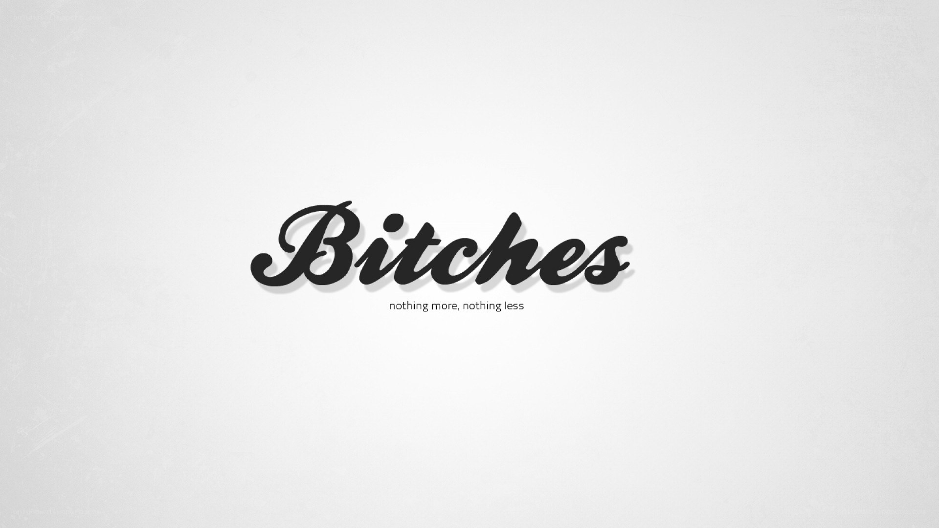 Bitches title card