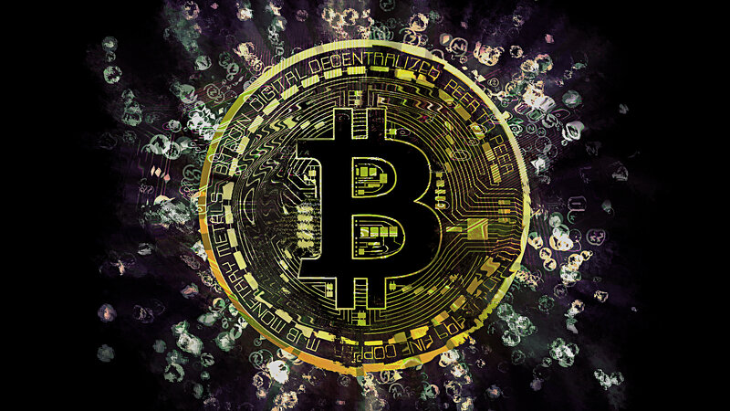 Bitcoin Symbol — Black