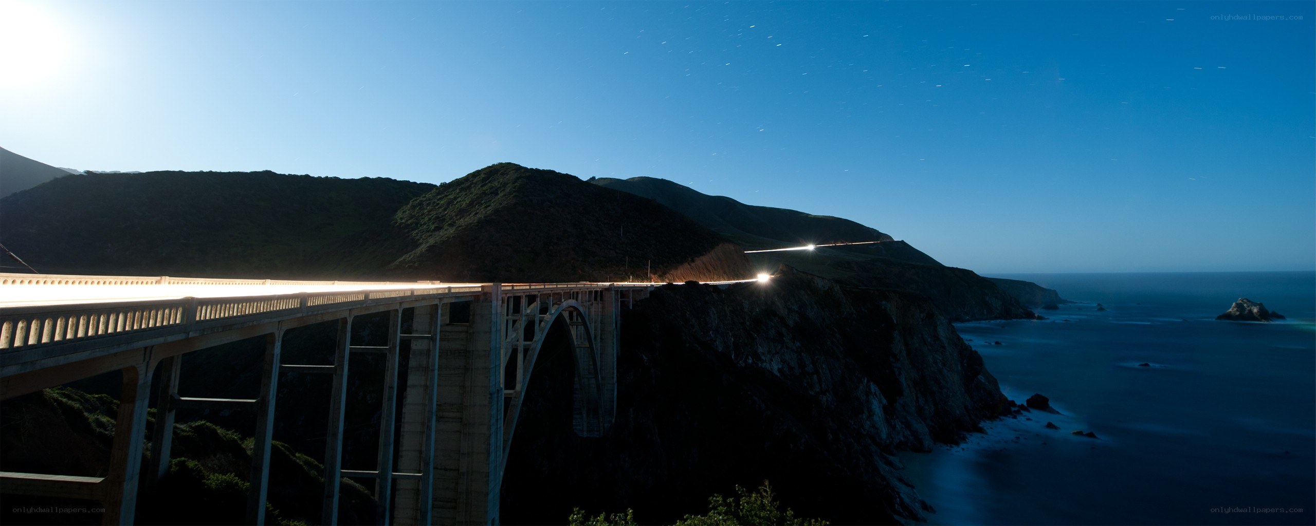 Bixby Bridge at dusk
