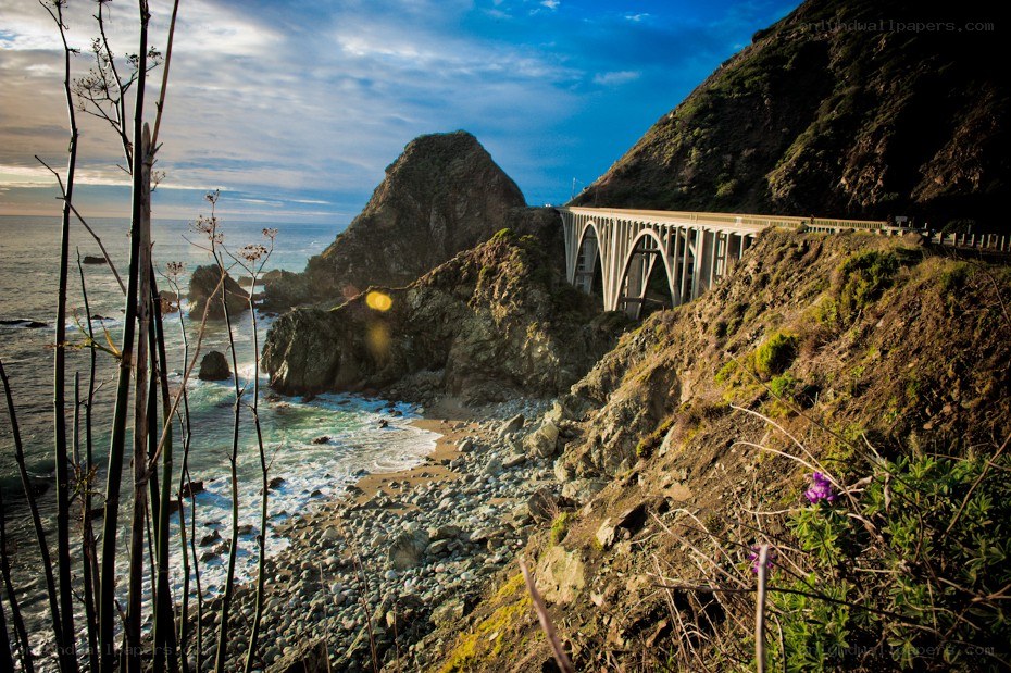Bixby Creek Bridge at sunset