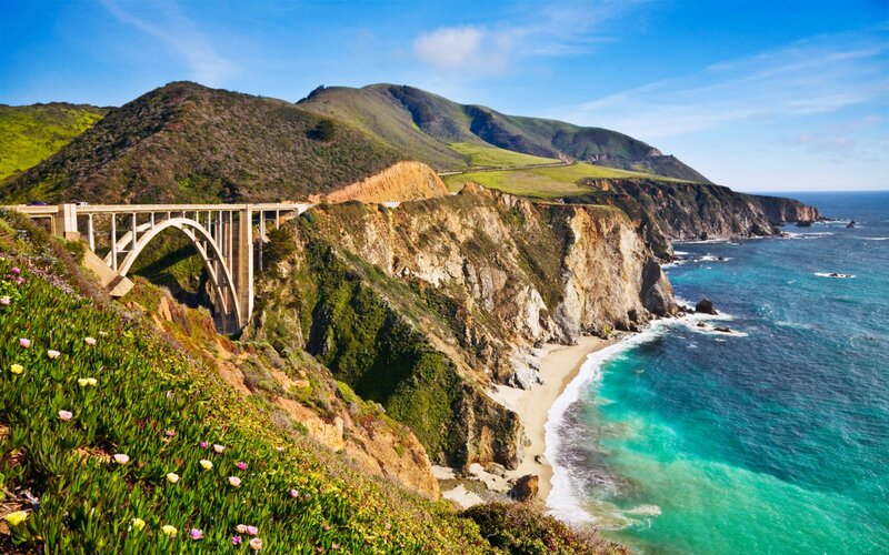 Bixby Creek Bridge — Blue, Serene, Afternoon