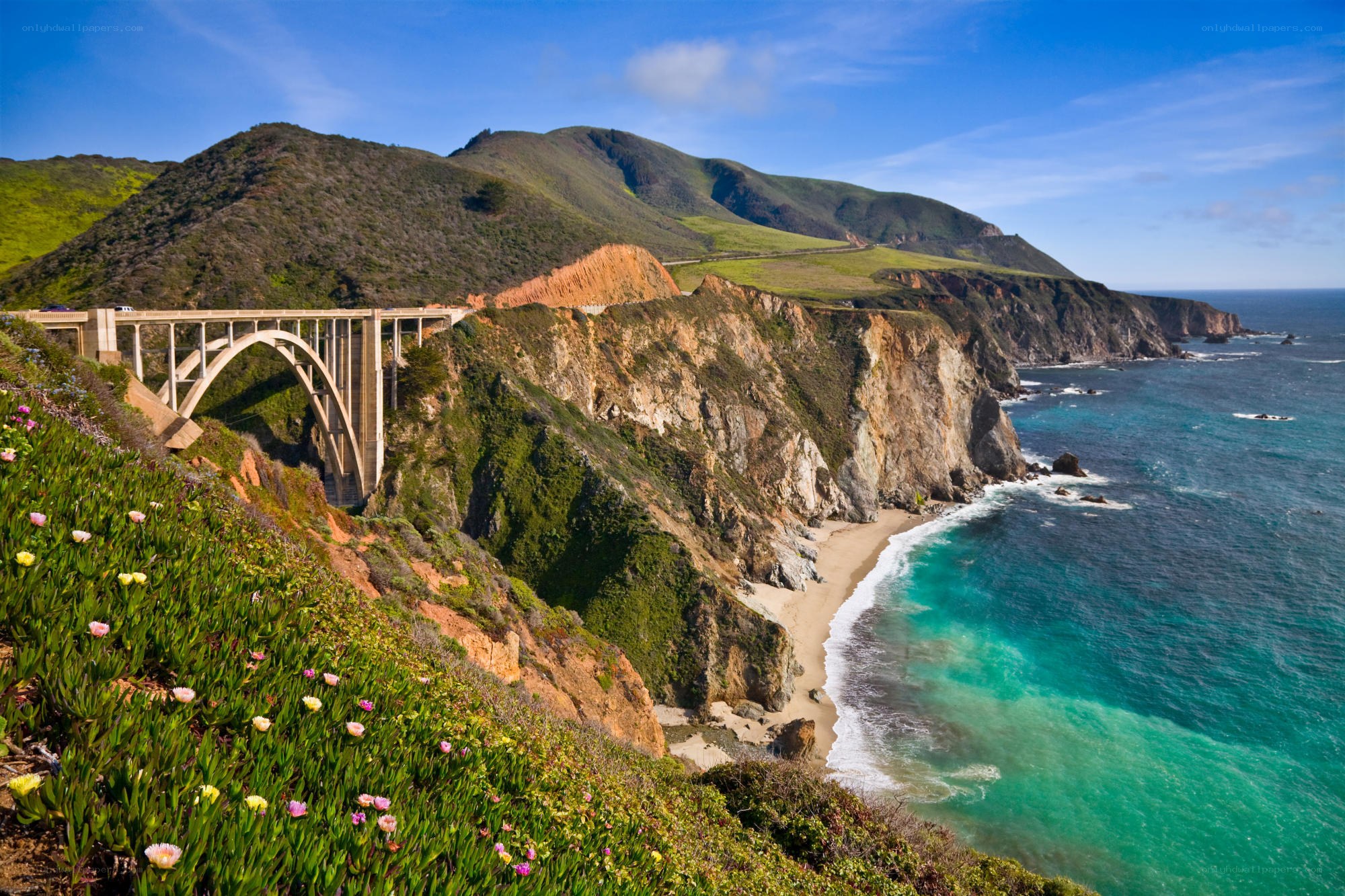 Bixby Creek Bridge coastal view