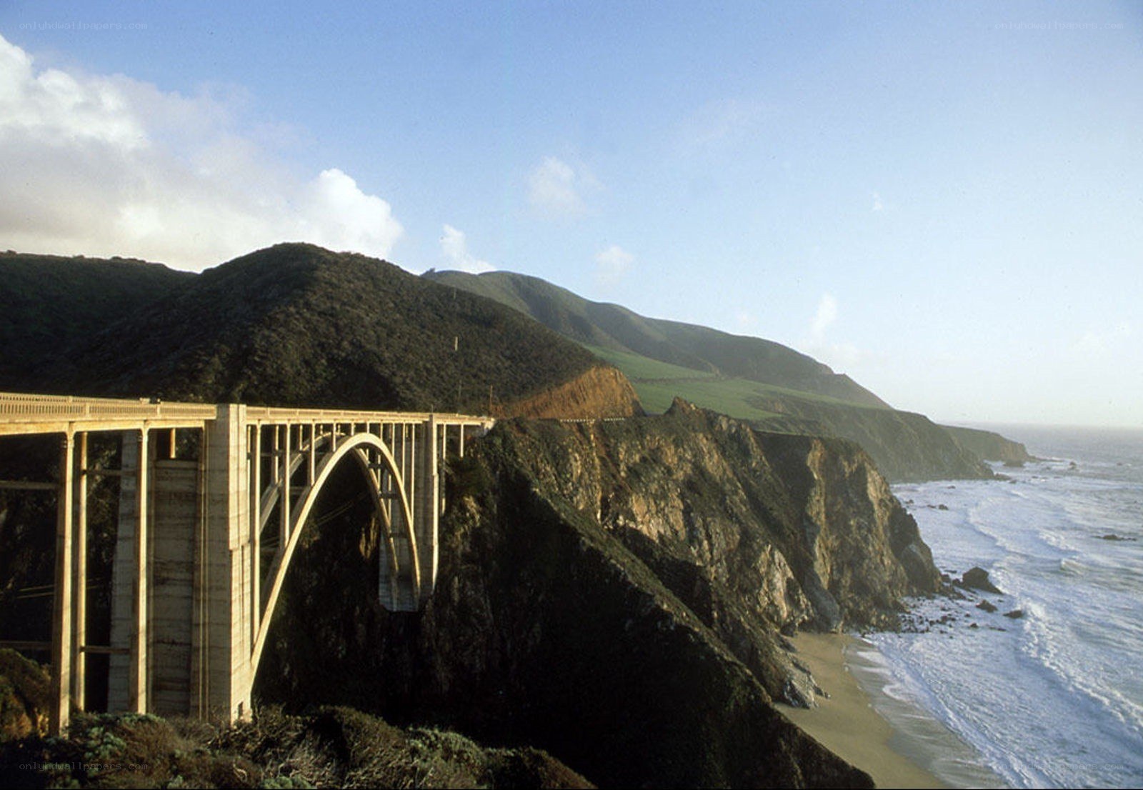 Bixby Creek Bridge coastal view