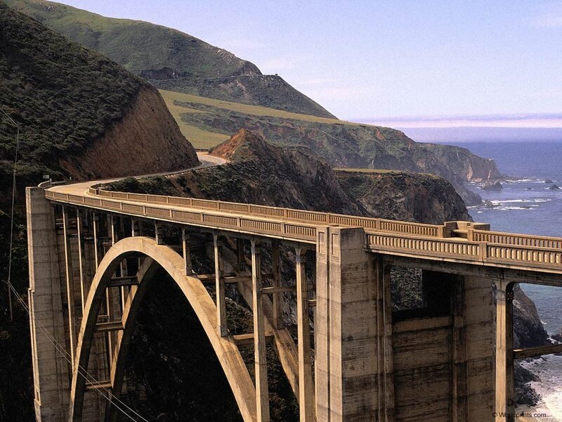 Bixby Creek Bridge coastal view