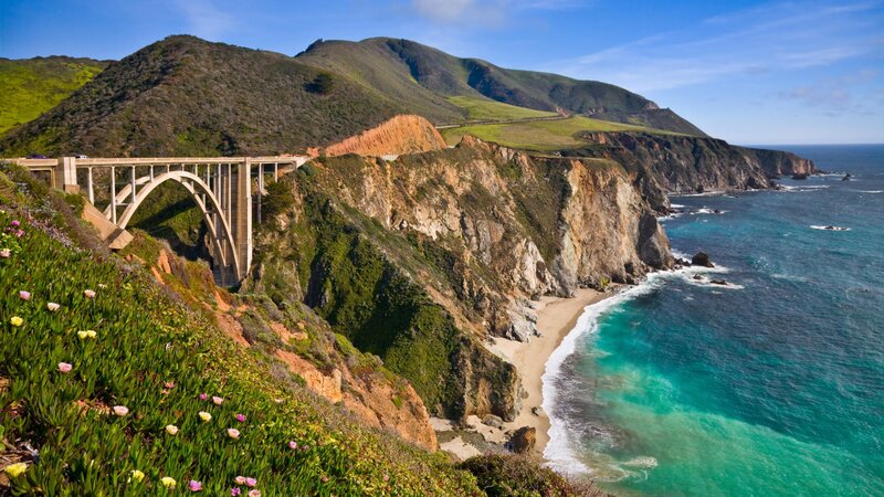 Bixby Creek Bridge coastal view