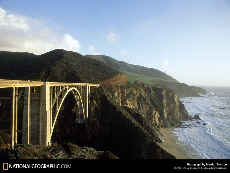 Bixby Creek Bridge on the California coast