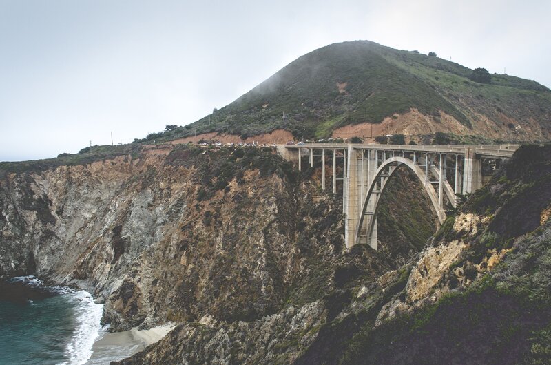 Bixby Creek Bridge on the California coast