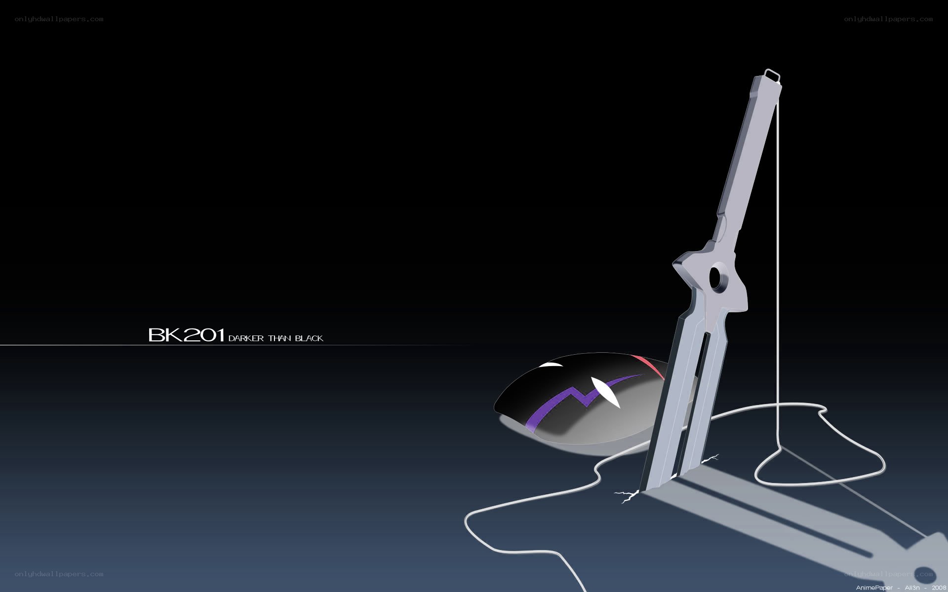 BK-201 sword and mouse