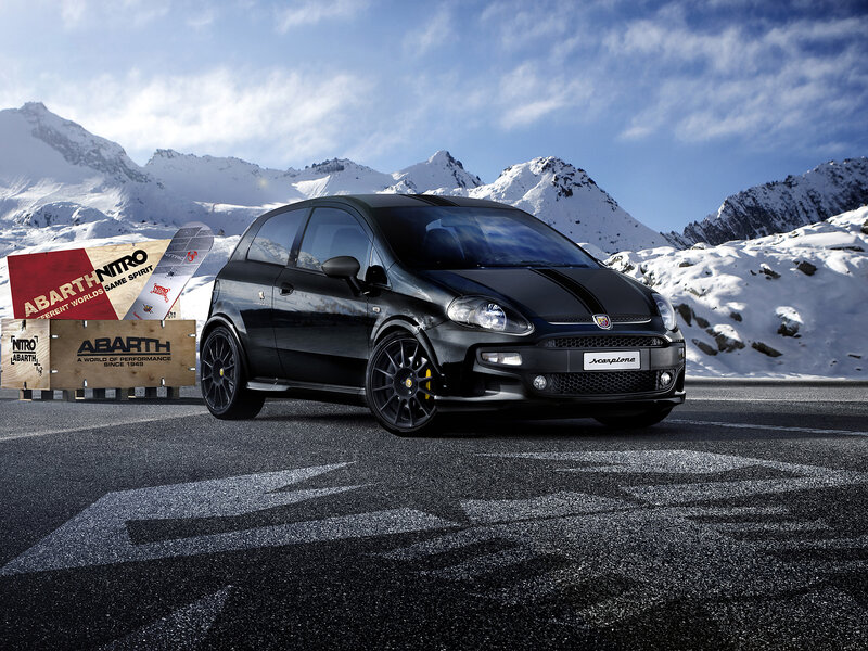 Black Abarth Car