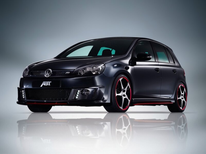 Black ABT Golf hatchback