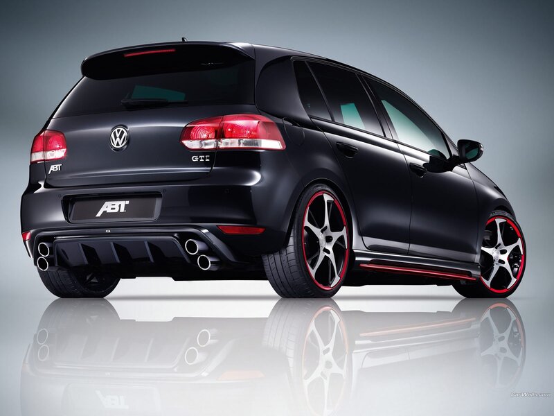 Black ABT GTI hatchback