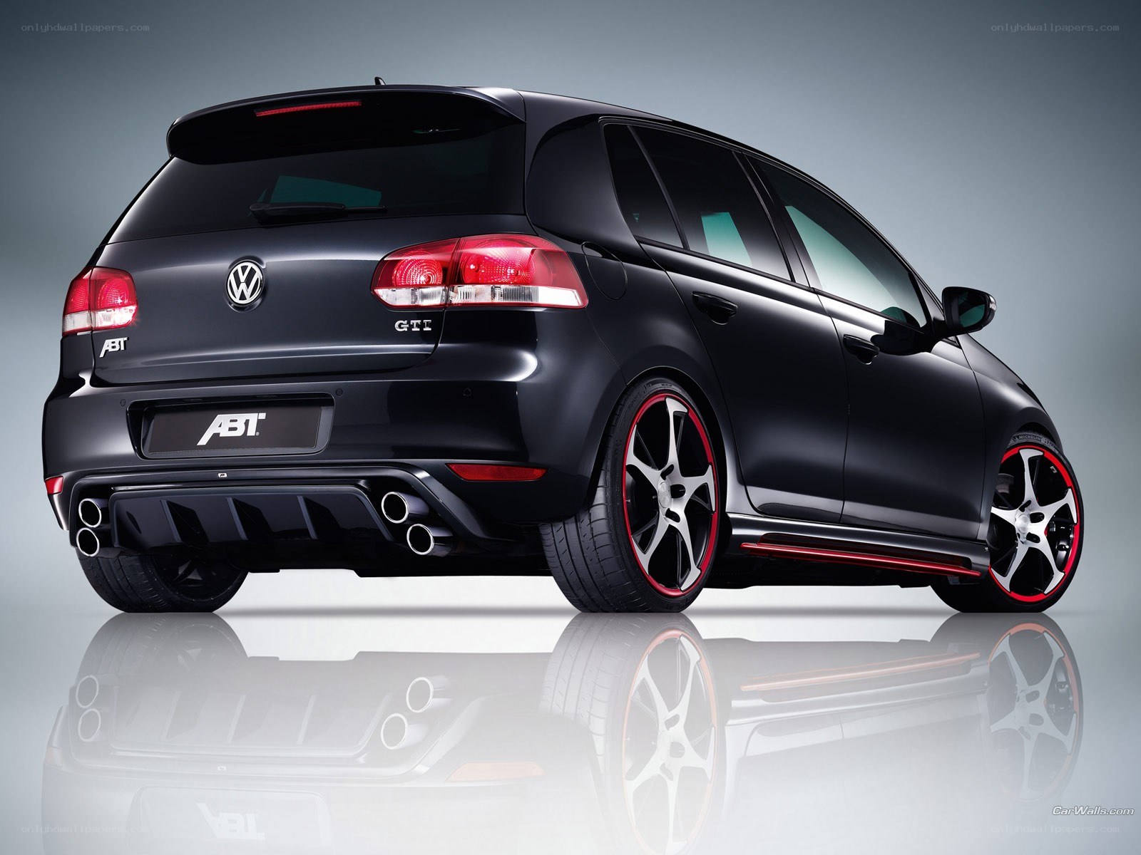Black ABT GTI hatchback