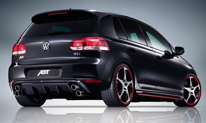 Black ABT GTI hatchback