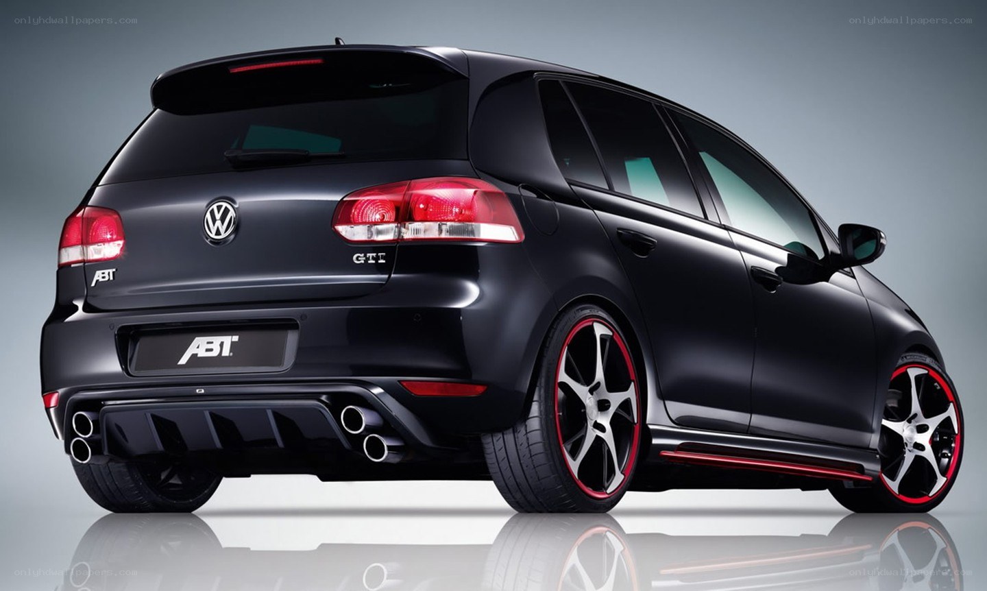 Black ABT GTI hatchback