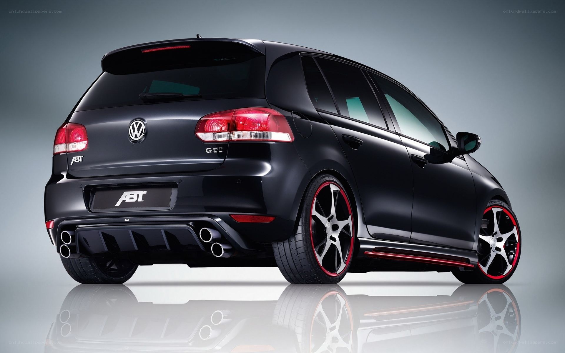 Black ABT GTI hatchback