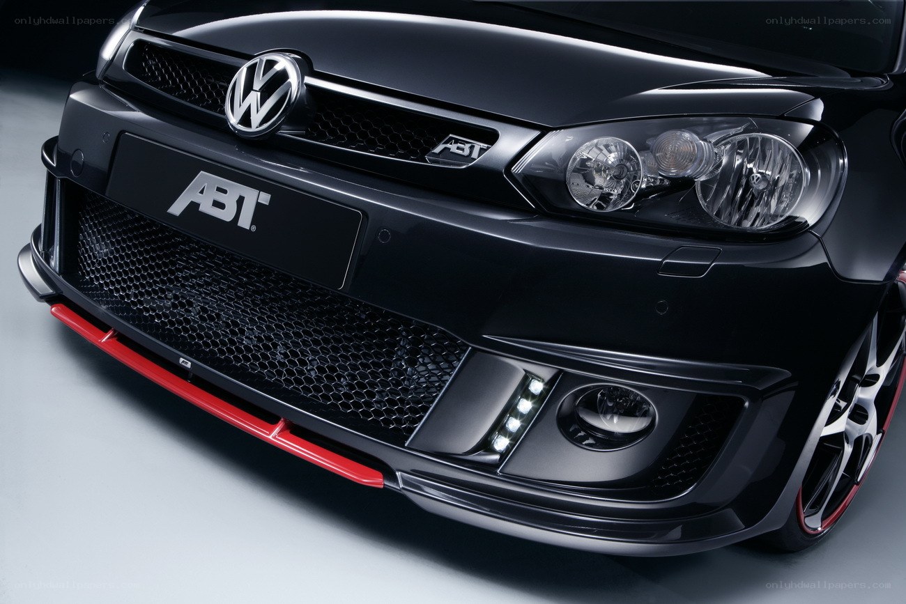 Black ABT Volkswagen front view