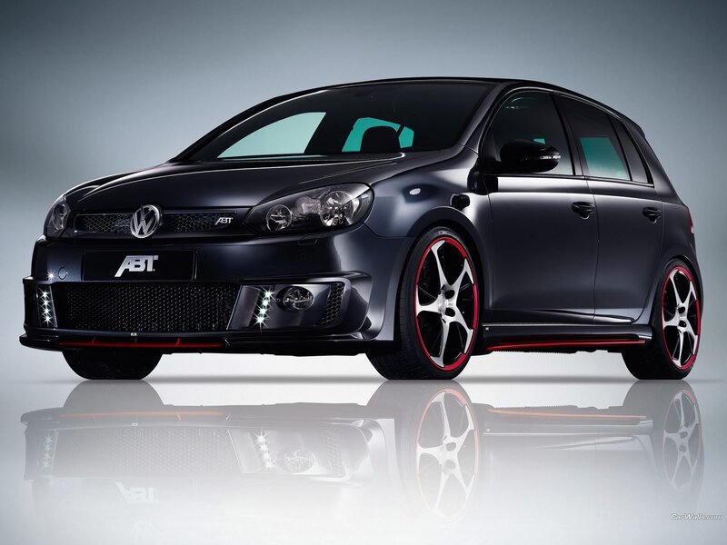 Black ABT Volkswagen Golf