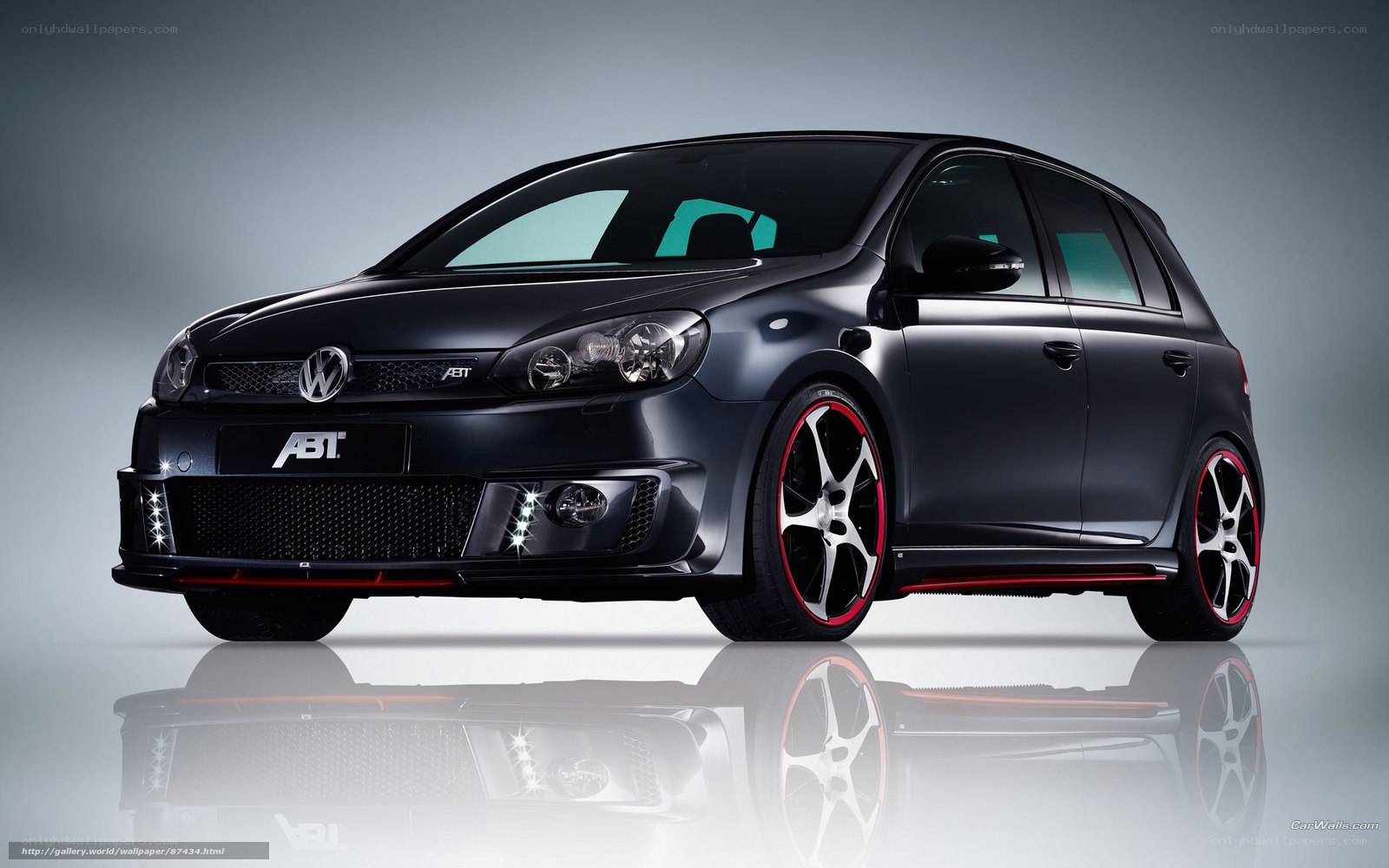 Black ABT Volkswagen Golf