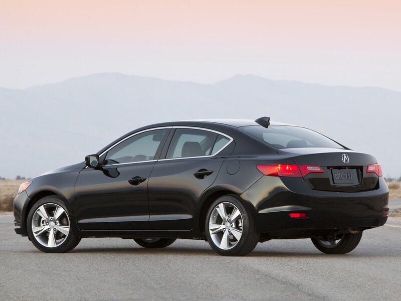 black acura cs sedan