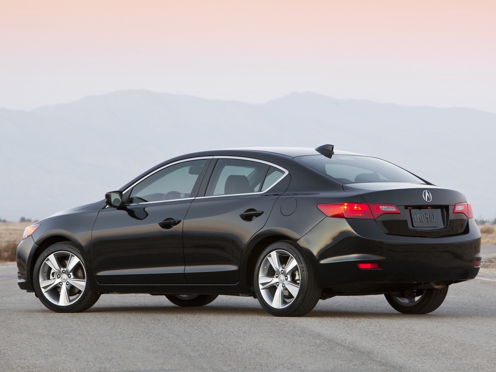 black acura cs sedan