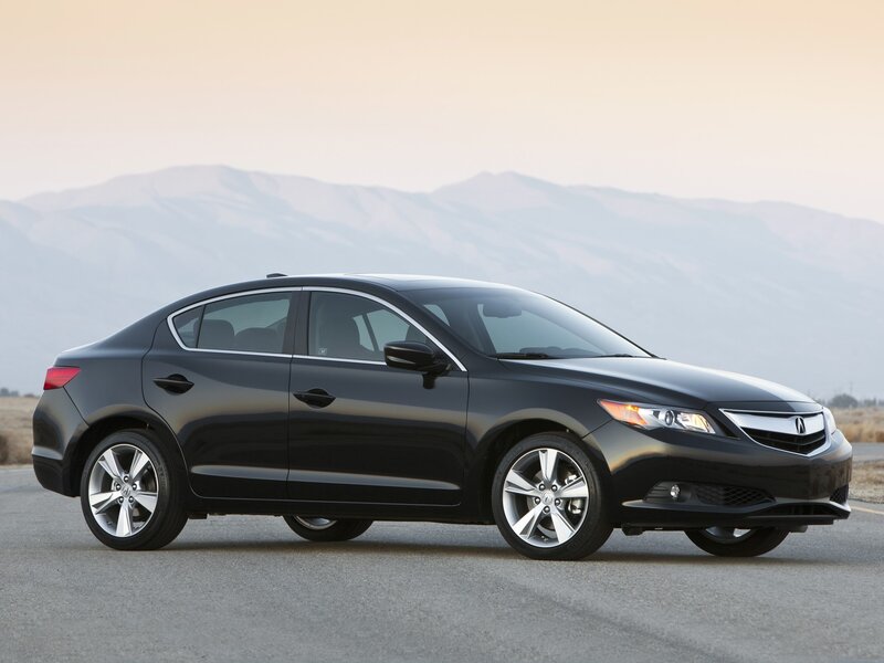 Black Acura ILX sedan