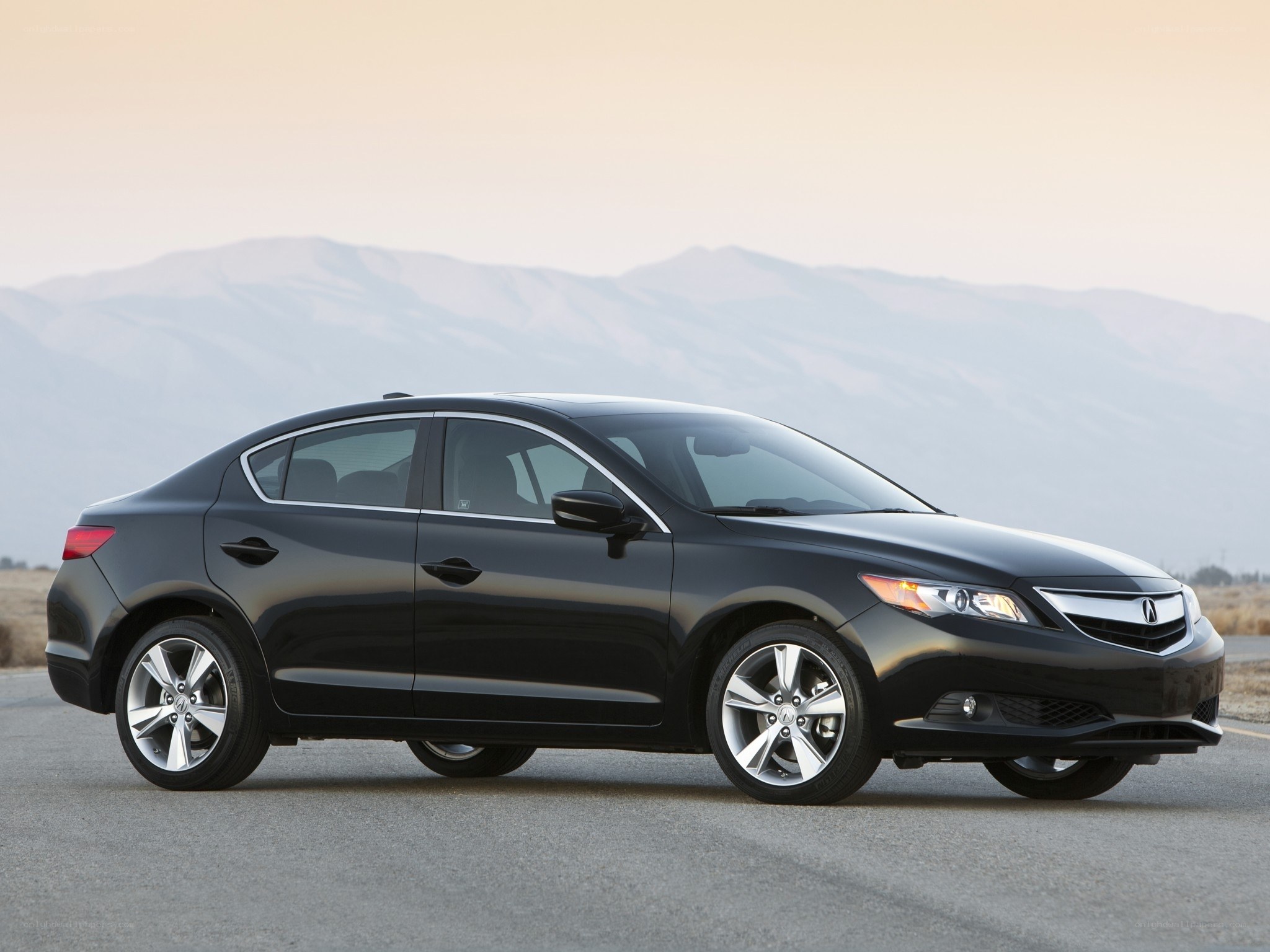 Black Acura ILX sedan