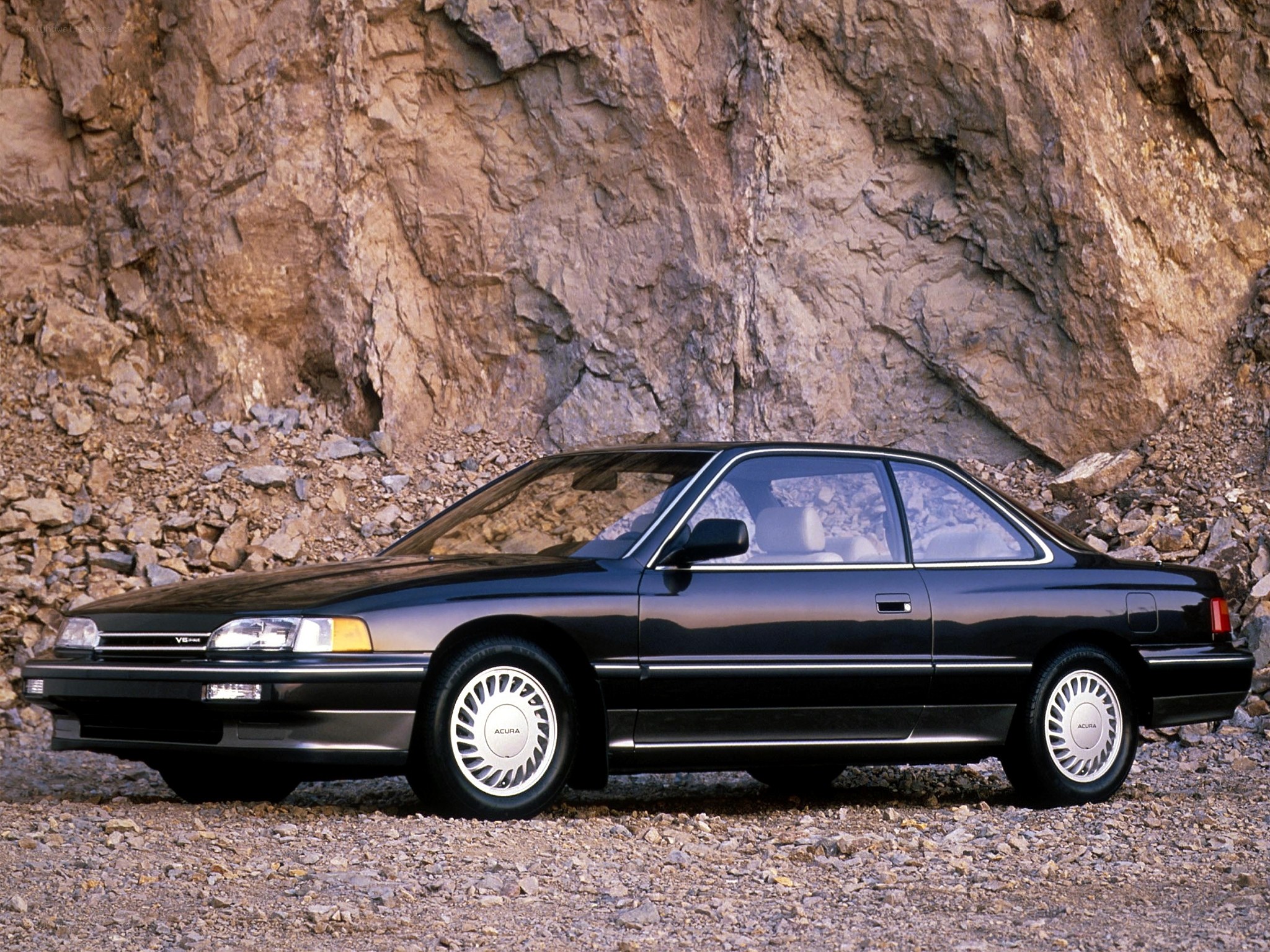 Black Acura Legend coupe