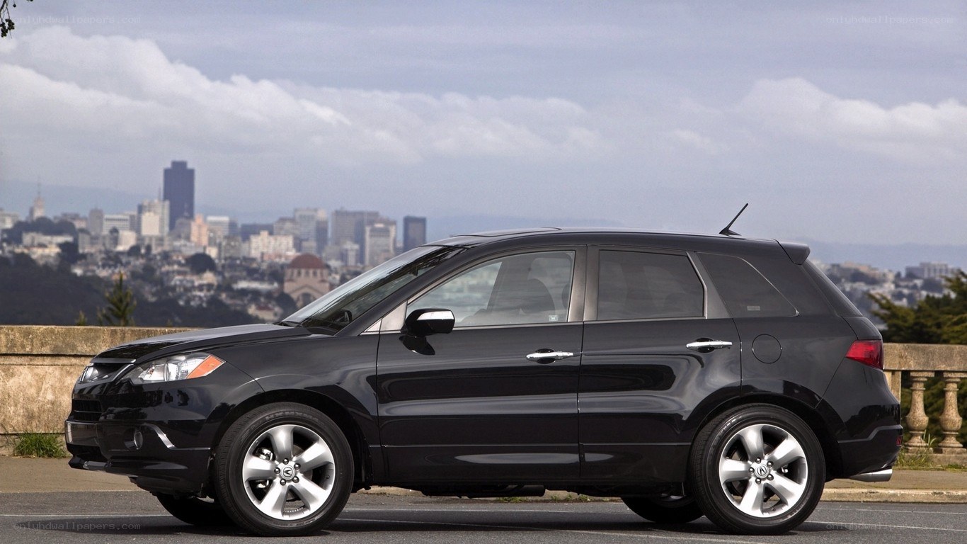 black acura rdx suv