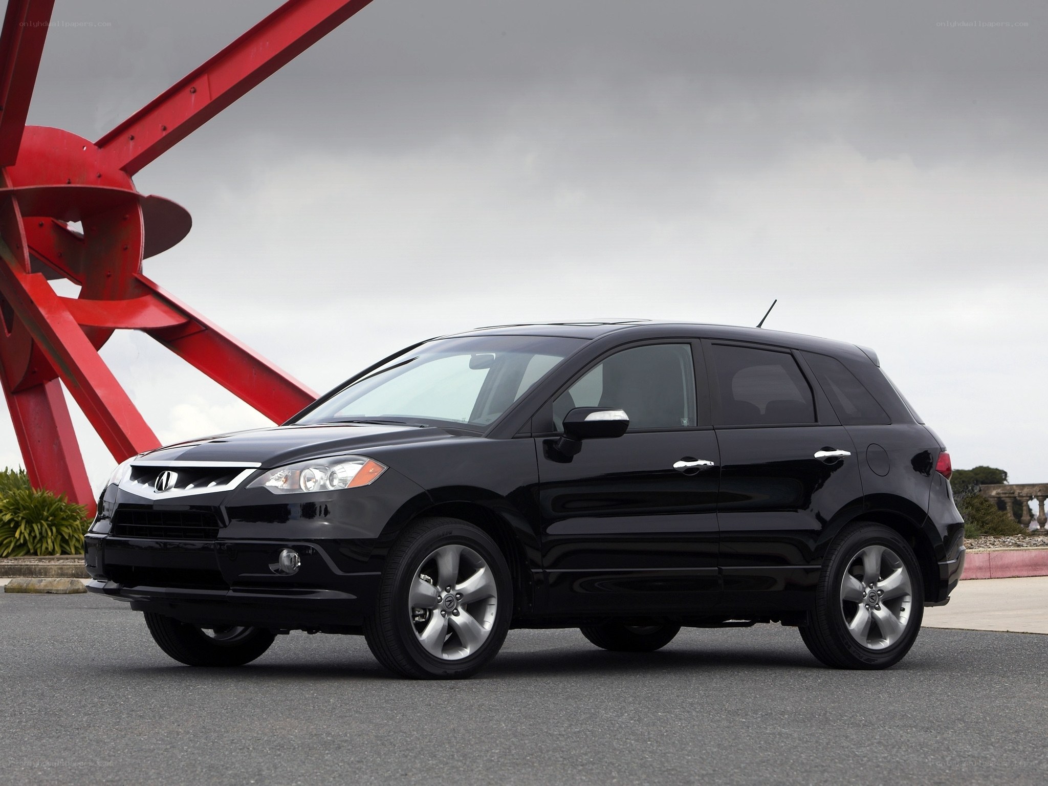 Black Acura RDX SUV