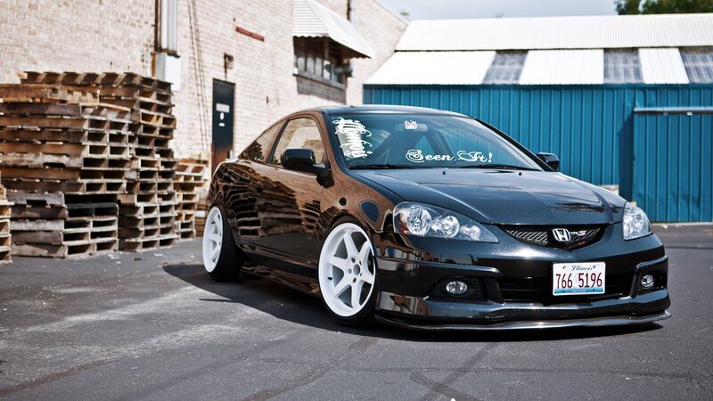 Black Acura RSX