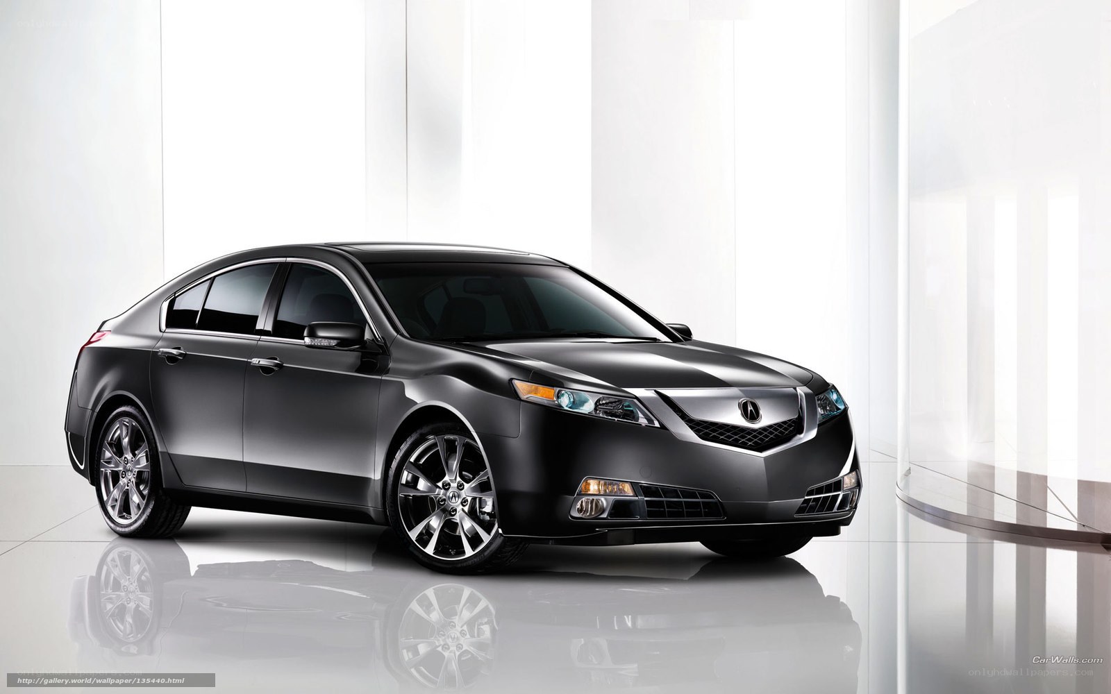 Black Acura TL sedan