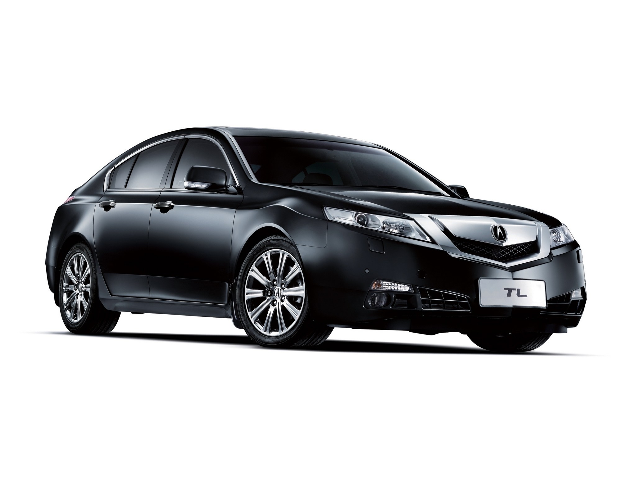 Black Acura TL sedan