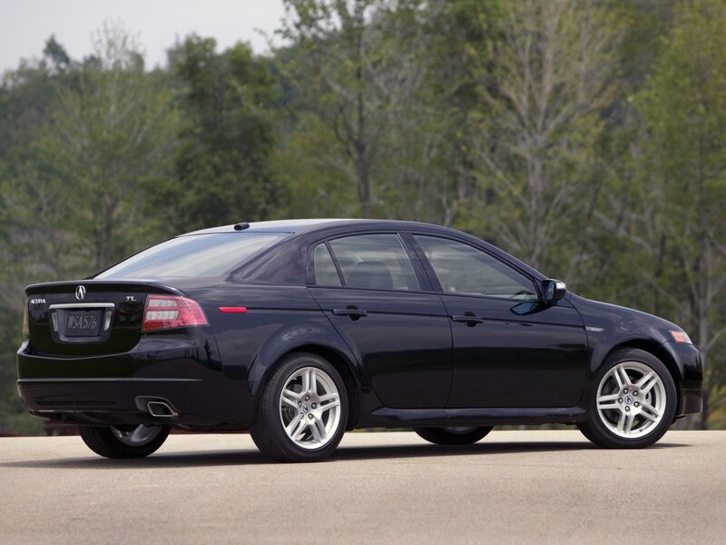 Black Acura Tl Sedan — Calm, Afternoon, Photograph