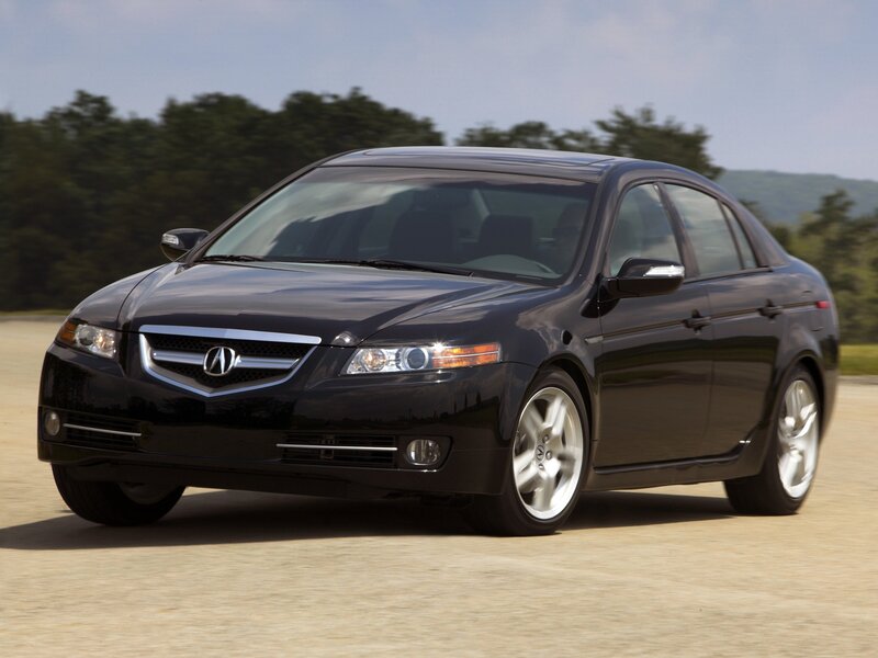 Black Acura TL Sedan — Calm, Afternoon