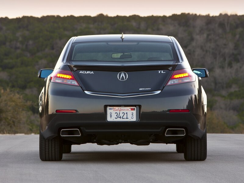 Black Acura TL Sedan — Gray, Serene