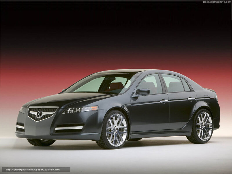 Black Acura TL Sedan — Gray