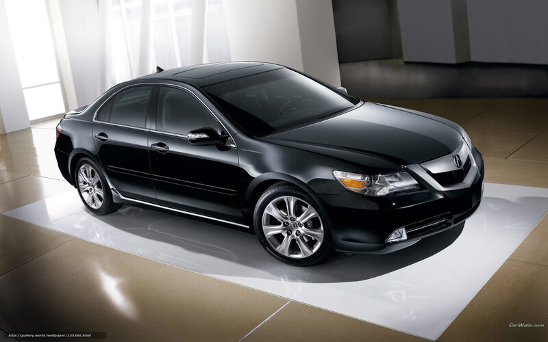 Black Acura TL sedan