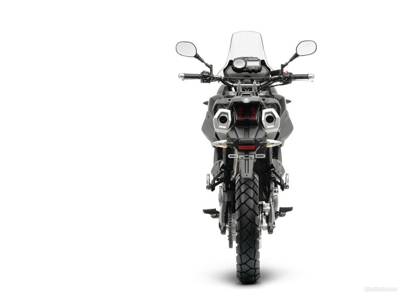 Black Adventure Motorcycle — Neutral, Photograph