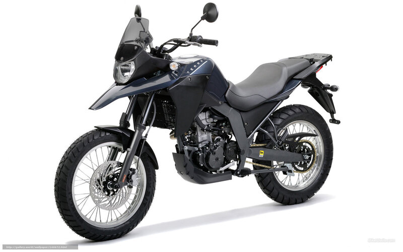 black adventure motorcycle