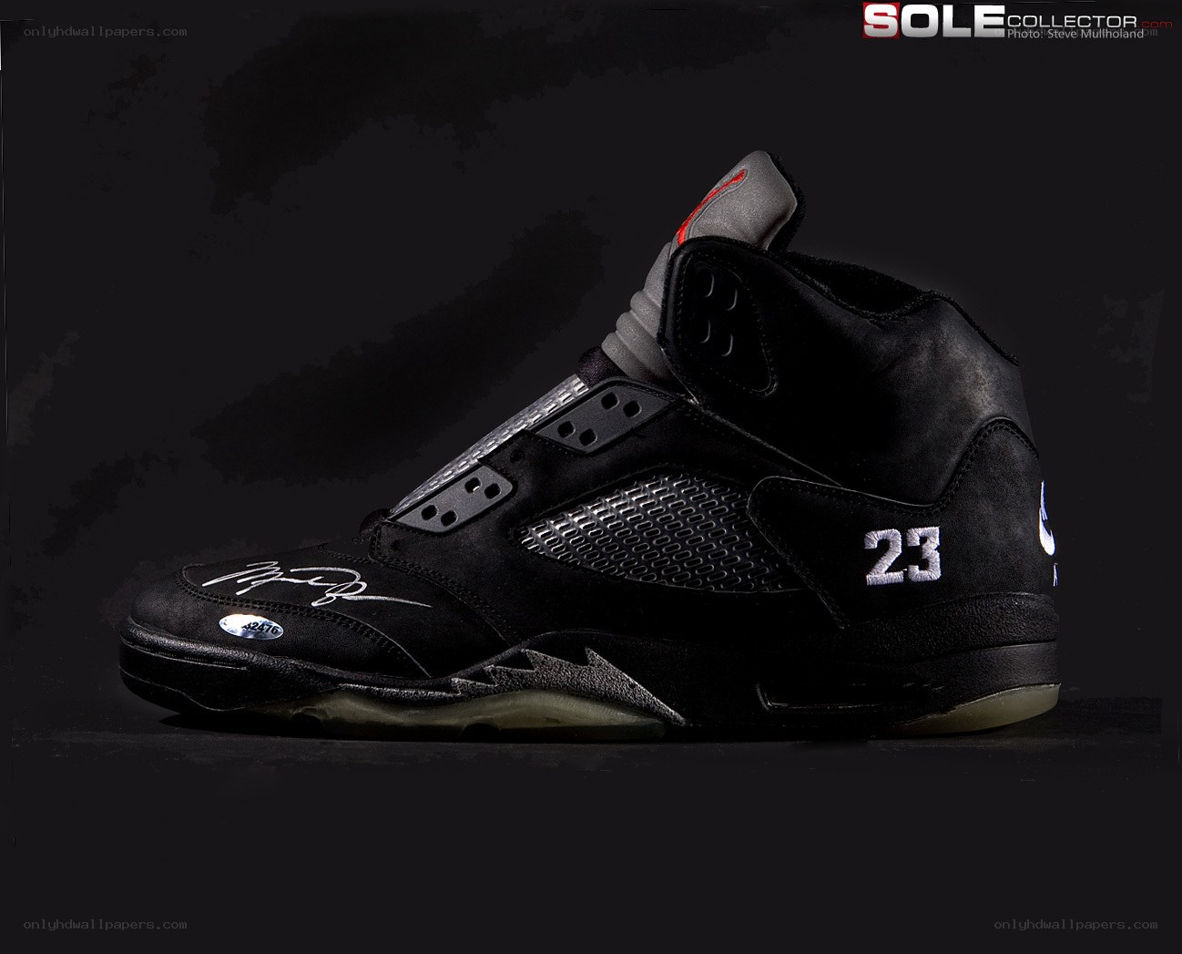 black air jordan 5 sneaker